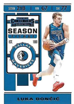 2019-20 Panini Contenders #73 Luka Doncic Front