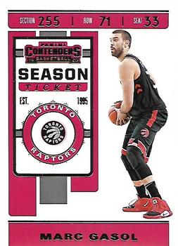 2019-20 Panini Contenders #76 Marc Gasol Front