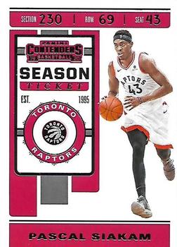 2019-20 Panini Contenders #87 Pascal Siakam Front