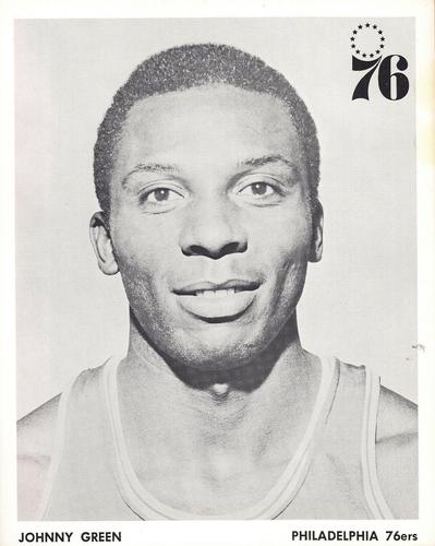 1968-69 Philadelphia 76ers #NNO Johnny Green Front