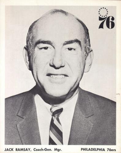 1968-69 Philadelphia 76ers #NNO Jack Ramsay Front
