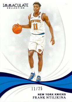 2018-19 Panini Immaculate Collection - Blue #37 Frank Ntilikina Front