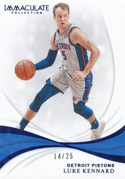 2018-19 Panini Immaculate Collection - Blue #75 Luke Kennard Front