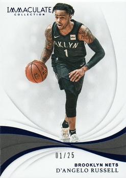 2018-19 Panini Immaculate Collection - Blue #90 D'Angelo Russell Front