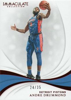 2018-19 Panini Immaculate Collection - Red #74 Andre Drummond Front