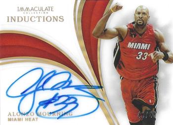 2018-19 Panini Immaculate Collection - Immaculate Inductions #II-AMG Alonzo Mourning Front