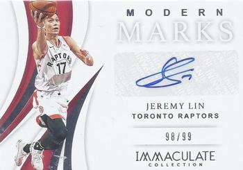 2018-19 Panini Immaculate Collection - Modern Marks #MM-JLN Jeremy Lin Front