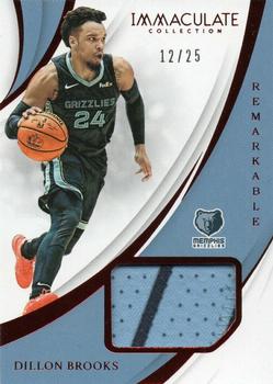 2018-19 Panini Immaculate Collection - Remarkable Memorabilia Red #RM-DBK Dillon Brooks Front