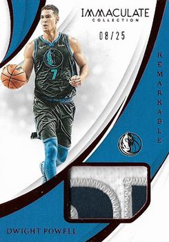 2018-19 Panini Immaculate Collection - Remarkable Memorabilia Red #RM-DPW Dwight Powell Front