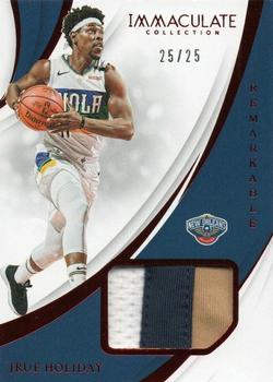 2018-19 Panini Immaculate Collection - Remarkable Memorabilia Red #RM-JHD Jrue Holiday Front