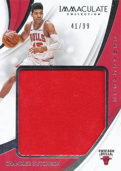 2018-19 Panini Immaculate Collection - Remarkable Rookie Jerseys #RJ-CHS Chandler Hutchison Front
