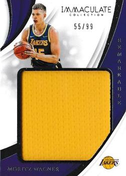 2018-19 Panini Immaculate Collection - Remarkable Rookie Jerseys #RJ-MWG Moritz Wagner Front