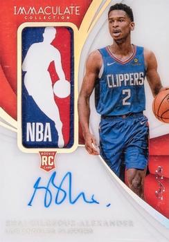 2018-19 Panini Immaculate Collection - Rookie Logoman Autographs #134 Shai Gilgeous-Alexander Front
