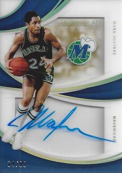 2018-19 Panini Immaculate Collection - Shadowbox Signatures #SS-MAG Mark Aguirre Front