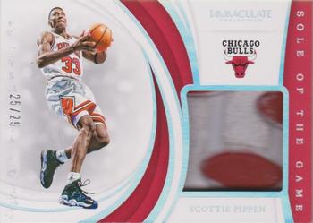 2018-19 Panini Immaculate Collection - Sole of the Game #SG-SPP Scottie Pippen Front