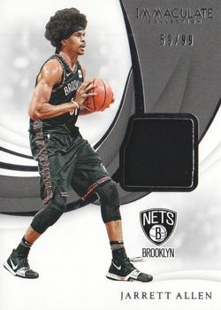 2018-19 Panini Immaculate Collection - Swatches #SW-JAL Jarrett Allen Front