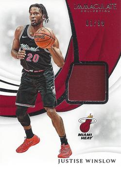 2018-19 Panini Immaculate Collection - Swatches #SW-JWL Justise Winslow Front