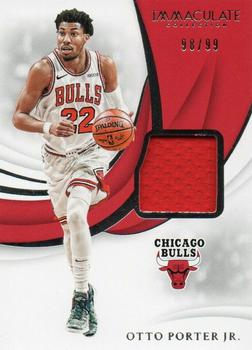 2018-19 Panini Immaculate Collection - Swatches #SW-OPJ Otto Porter Jr. Front