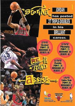 1993-94 Stadium Club - First Day Issue #1 Michael Jordan Back