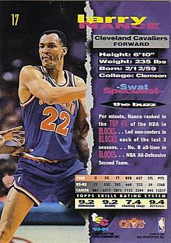 1993-94 Stadium Club - First Day Issue #17 Larry Nance Back
