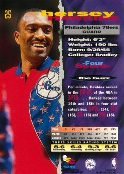 1993-94 Stadium Club - First Day Issue #25 Hersey Hawkins Back