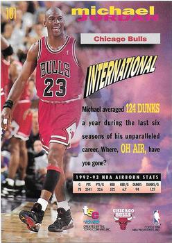 1993-94 Stadium Club - First Day Issue #181 Michael Jordan Back