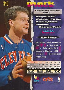 1993-94 Stadium Club - First Day Issue #340 Mark Price Back