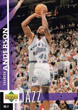 1997-98 Upper Deck Arby's Utah Jazz #RB3 Shandon Anderson Front