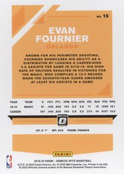 2019-20 Donruss Optic #15 Evan Fournier Back