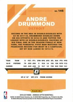 2019-20 Donruss Optic #146 Andre Drummond Back