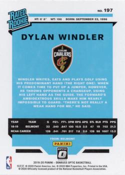 2019-20 Donruss Optic #197 Dylan Windler Back