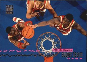 1993-94 Stadium Club - Super Teams #1 Atlanta Hawks Front