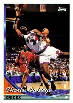 1993-94 Topps #25 Charles Oakley Front