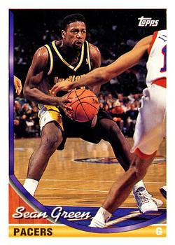 1993-94 Topps #59 Sean Green Front