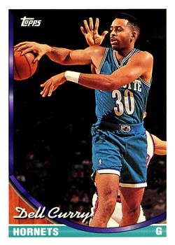 1993-94 Topps #70 Dell Curry Front