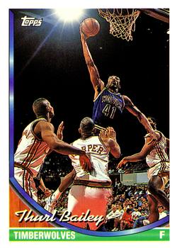 1993-94 Topps #82 Thurl Bailey Front