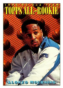 1993-94 Topps #177 Alonzo Mourning Front