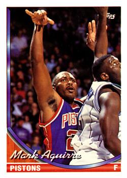 1993-94 Topps #185 Mark Aguirre Front