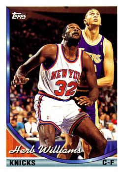 1993-94 Topps #278 Herb Williams Front