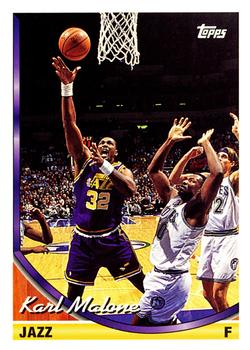 1993-94 Topps #279 Karl Malone Front