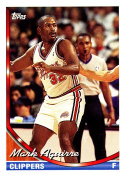 1993-94 Topps #295 Mark Aguirre Front