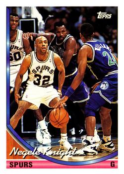 1993-94 Topps #372 Negele Knight Front