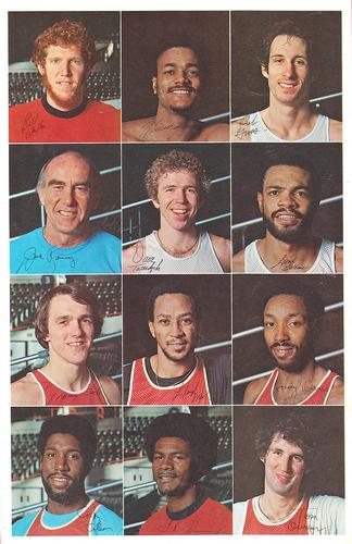 1977-78 Portland Trail Blazers Team Issue 6x9  #NNO Team Photo Front
