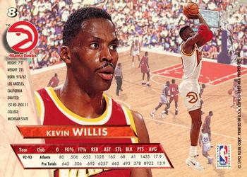 1993-94 Ultra #8 Kevin Willis Back