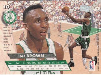 1993-94 Ultra #10 Dee Brown Back