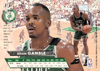 1993-94 Ultra #13 Kevin Gamble Back