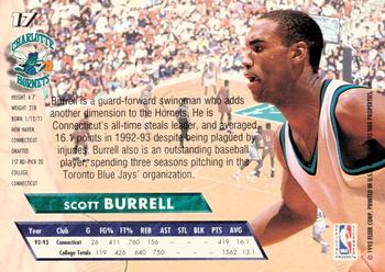 1993-94 Ultra #17 Scott Burrell Back