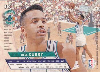 1993-94 Ultra #18 Dell Curry Back