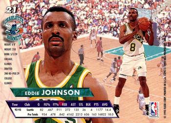1993-94 Ultra #21 Eddie Johnson Back