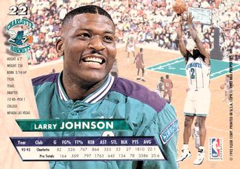1993-94 Ultra #22 Larry Johnson Back